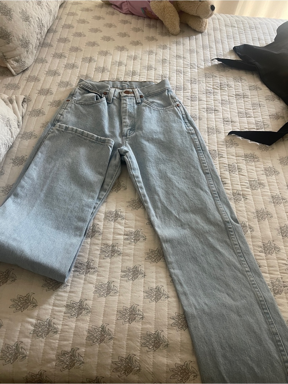 Wrangler Light Blue Straight Leg Jeans